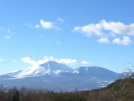 浅間山にも雪がつきました！